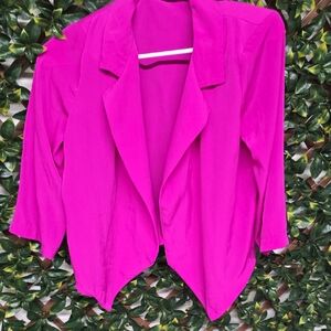 Chic Fuchsia Women's Blazer